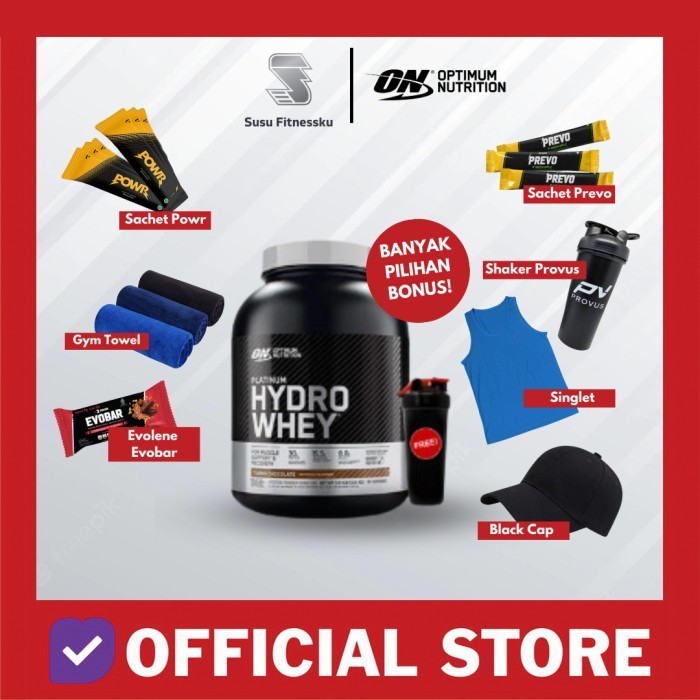 ON Hydrowhey 3,5 Lb ON Hydro Whey (Hydrolized Whey Protein Isolate) - Coklat, Sachet Prevo
