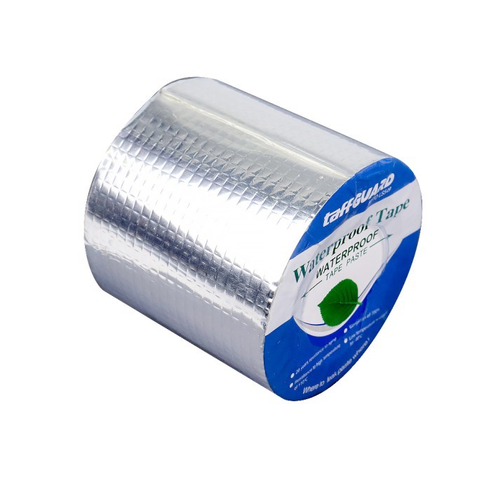 

DJ97 Lakban Aluminium Foil Butyl 0.8 mm Waterproof 5cm x 5m Tape Tebal Taff