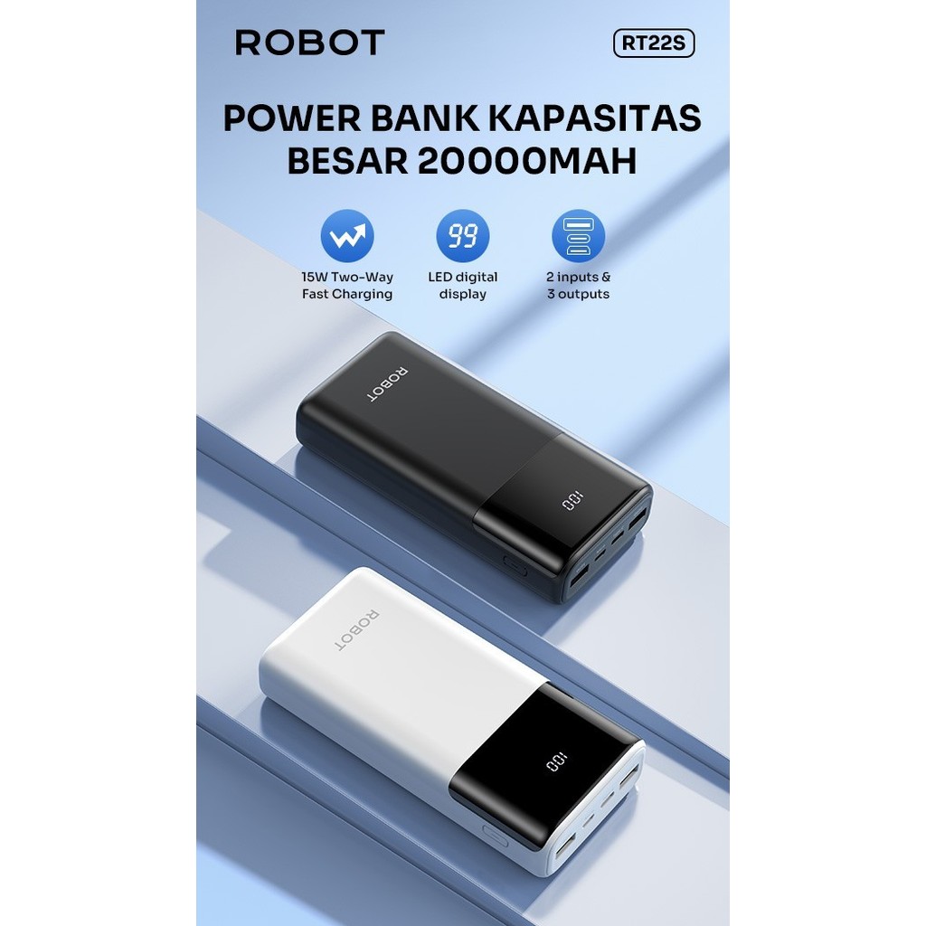 Powerbank Robot RT22S 20000mah