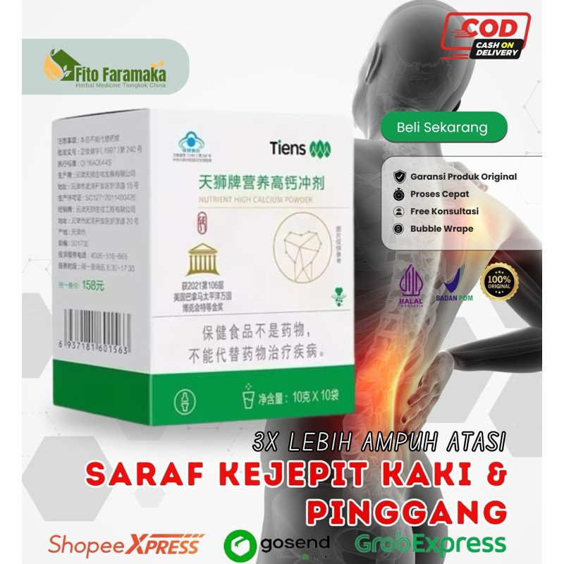 

SUSU KALSIUM NHCP ORIGINAL HERBAL SARAF KEJEPIT PINGGANG SENDI REMATIK ASAM URAT PATAH TULANG
