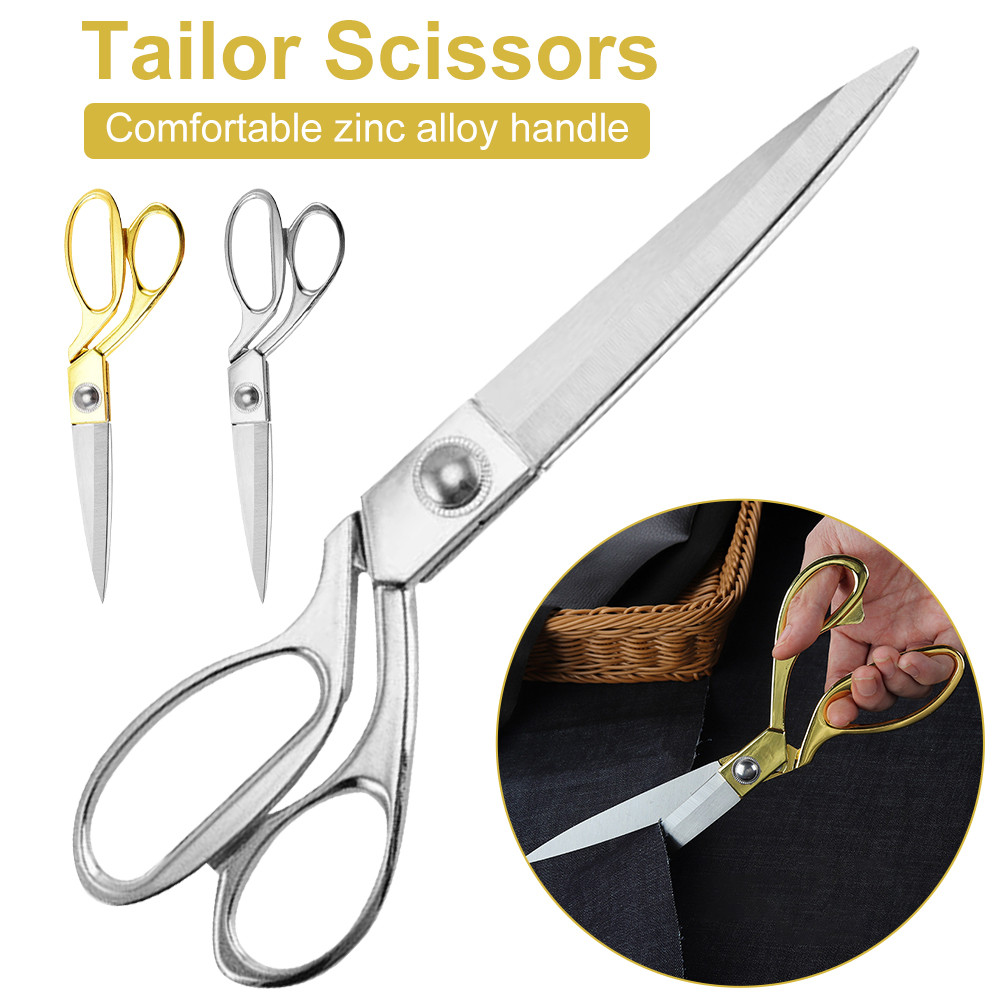

MS Gunting Kain / Stainless Steel Bahan Luxury Gagang Emas 8/9,5/10 Inch