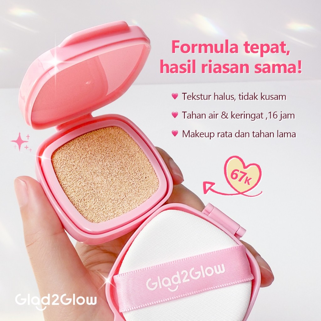 Refill Cushion Refill Glad2Glow Perfect Cover Cushion 11g 6 Shades Matte Finish Make Up BB Cream CC 