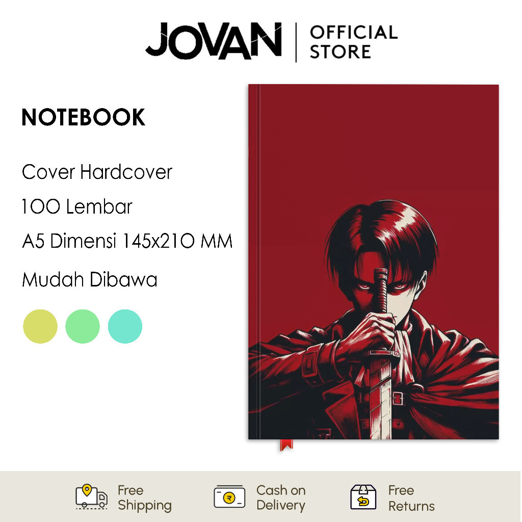 

Notebook Hardcover Custom Attack On Titan 3 Buku Tulis Catatan Note Agenda Planner Jurnal Diary Notebook Anime