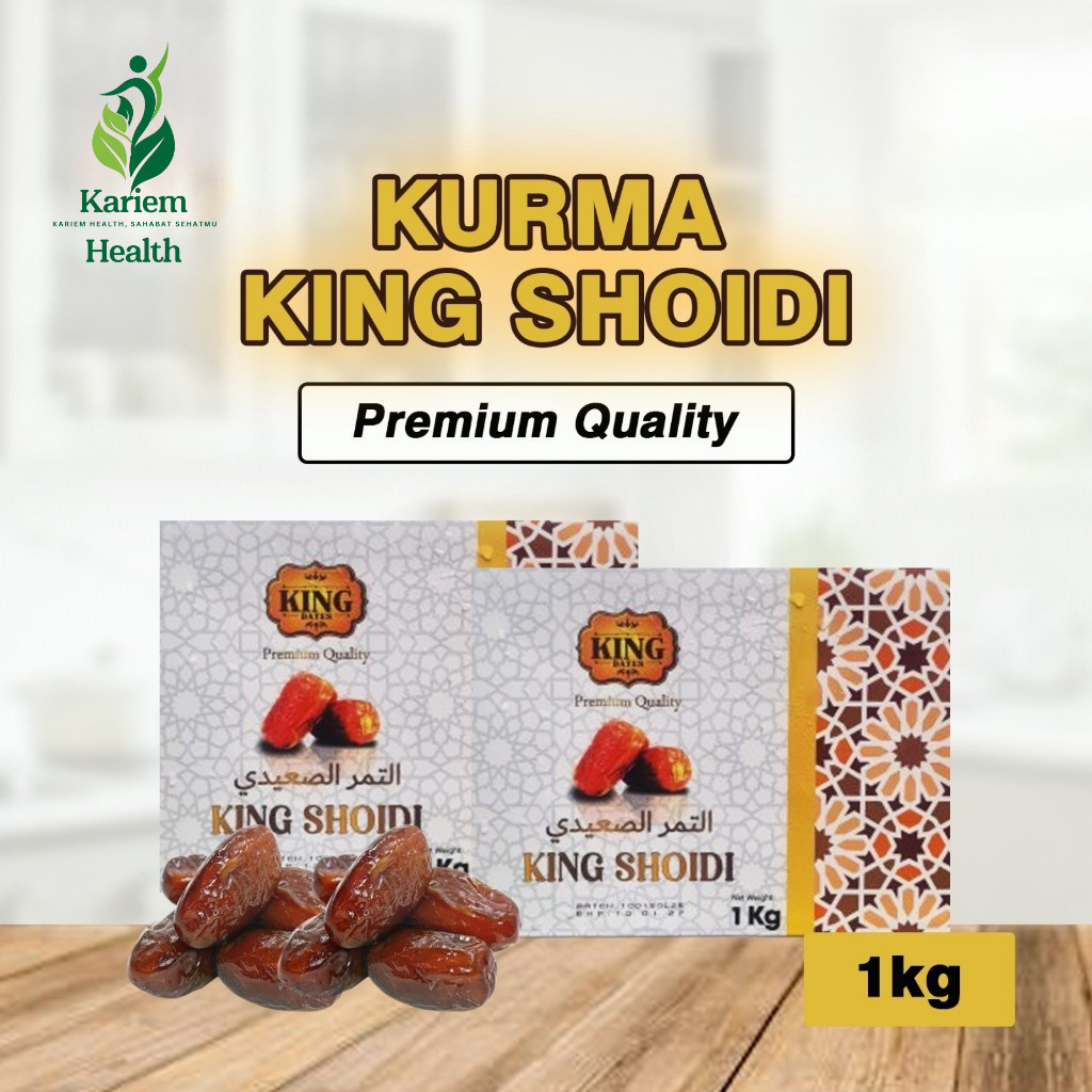 

KURMA KING DATES SHOIDI 1KG CEMILAH SEHAT PENAMBAH ENERGI DAN KAYA AKAN SERAT SERTA MENGATUR GULA
