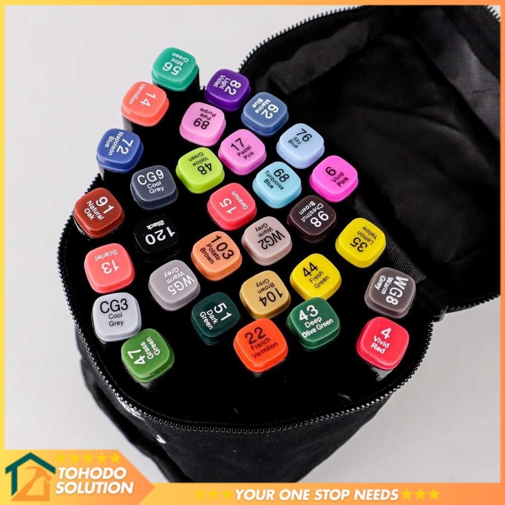 

Toddi Spidol Dual Side Fine Art Marker 30 Color - T30