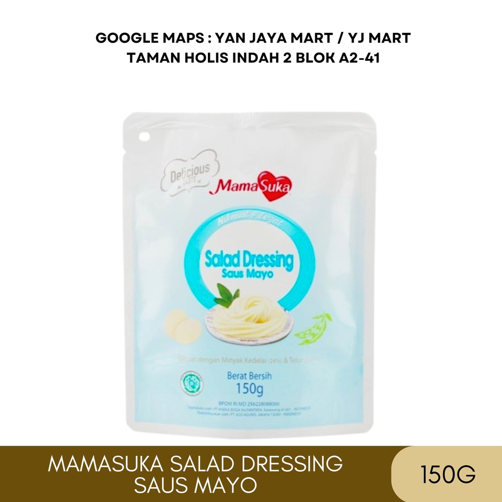 

Mamasuka Salad Dressing/Saus Mayo Premium 150g