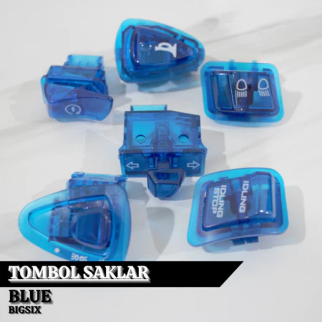 TINBACKSHOP Saklar Set Vietnam Tombol Saklar Vietnam Sein Hazard Pass Beam Set 6 Pcs Honda Vario Bea