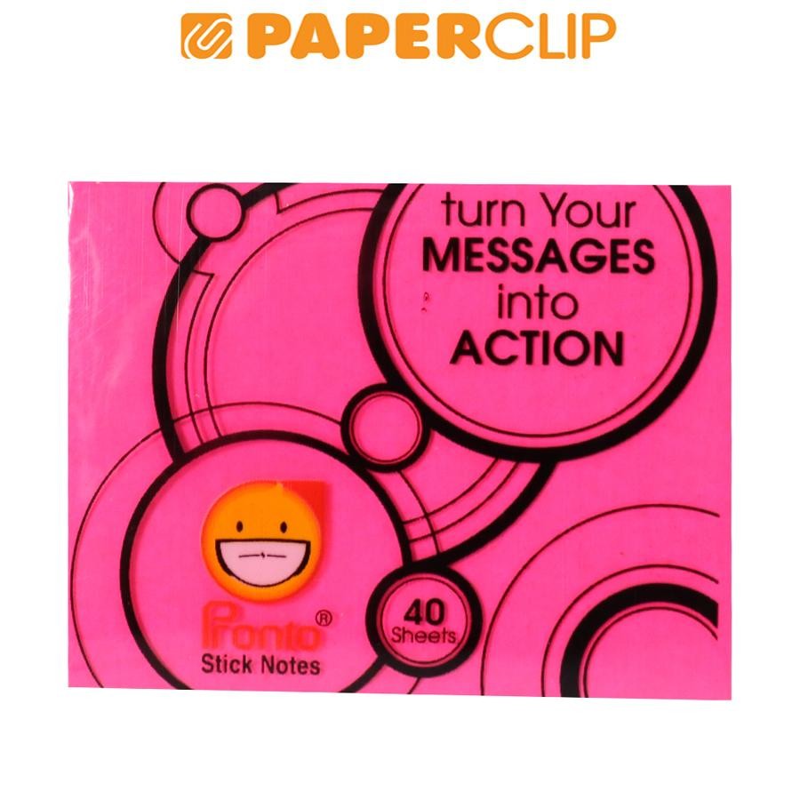 

STICK NOTE PRONTO 4050 FLUORESCENT PINK