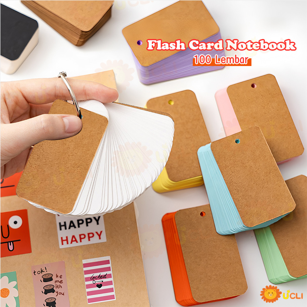 

Ucli Notepad Memo Polos Mini Flash Card Dapat Dibuang
