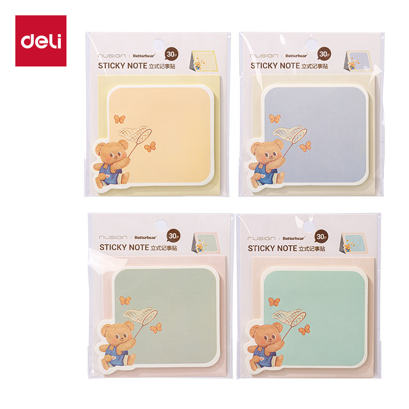 

Deli x Butterbear | Sticky Note Nusign | 30 lembar | NS359-B