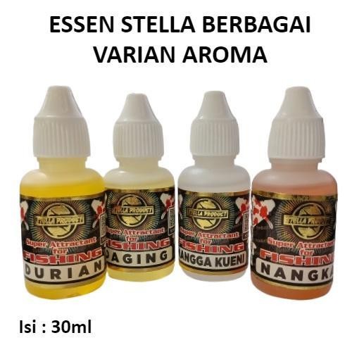 GPJ Essen Stella 30ml Aneka Macam Aroma Yang Menyengat Mangga Kueni Durian Nangka Daging Leci Melon 