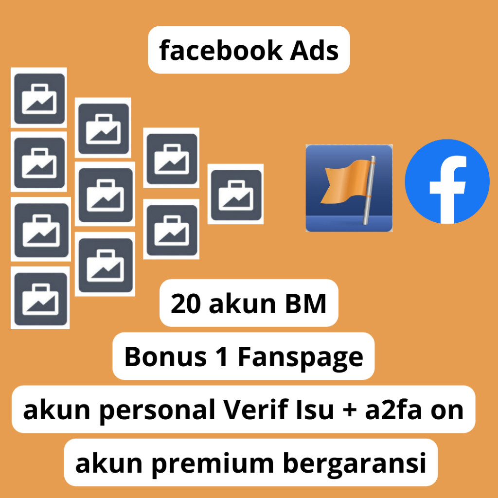 Akun Facebook Verif Isu + 20 Bm + Fanspage Optimal Di 2025