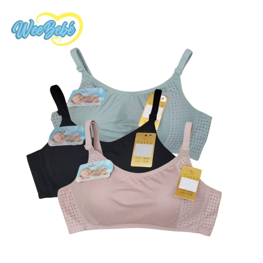 Bra Tanpa Kawat #3139 TALLY (Busa Sedang, Cup A, Full Cup)