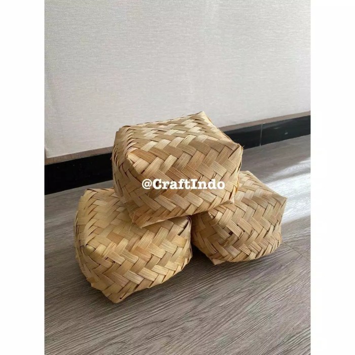 promo  -BESEK BAMBU 15 x 15/ BESEK HAMPERS / BESEK QURBAN