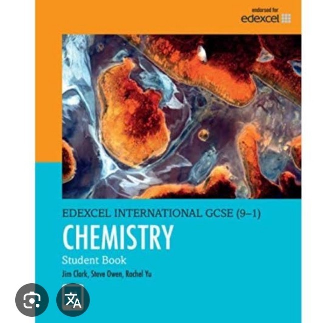 

EDEXCEL INTERNATIONAL GCSE (9-1) CHEMISTRY STUDENT BOOK