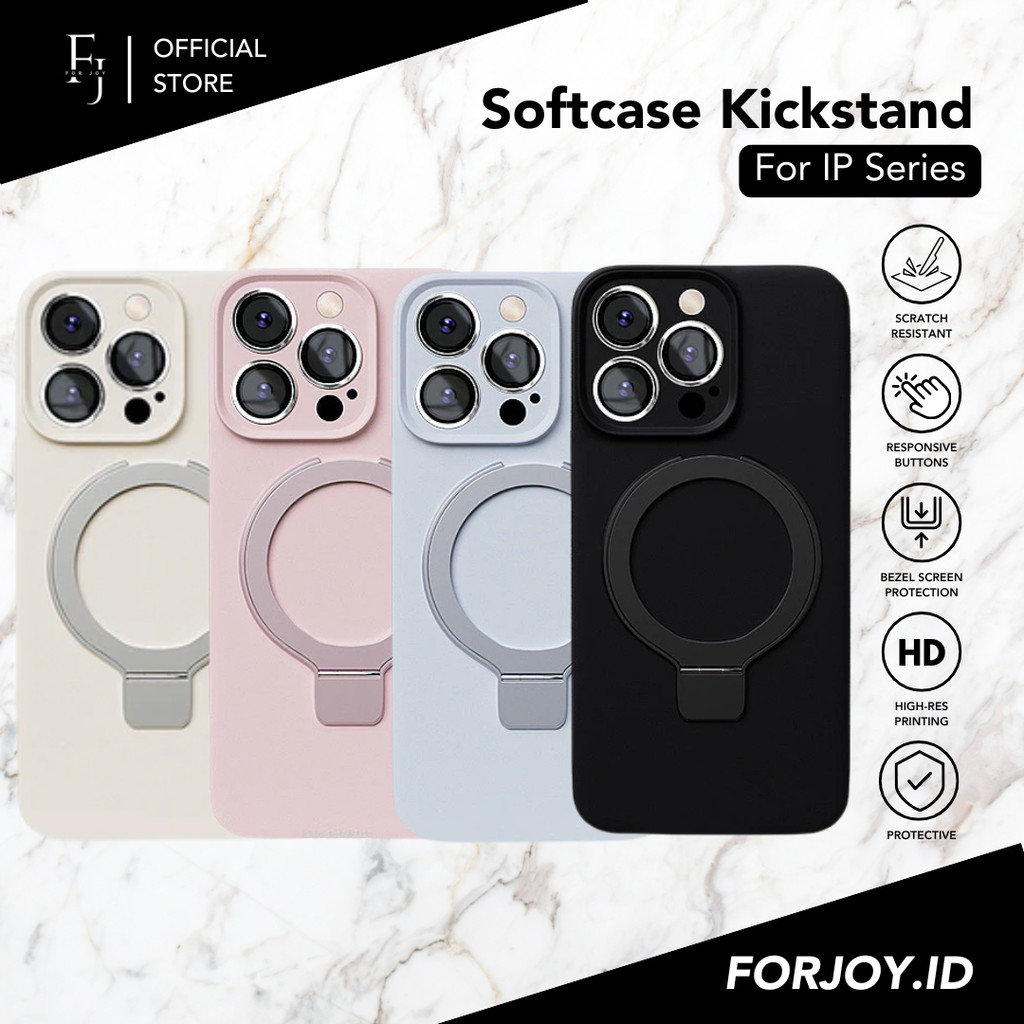 Magsafe Silicone Case For Iphone  11 12 13 14 15 16 PRO MAX PLUS Magnetic Bracket Folding Stand Ring