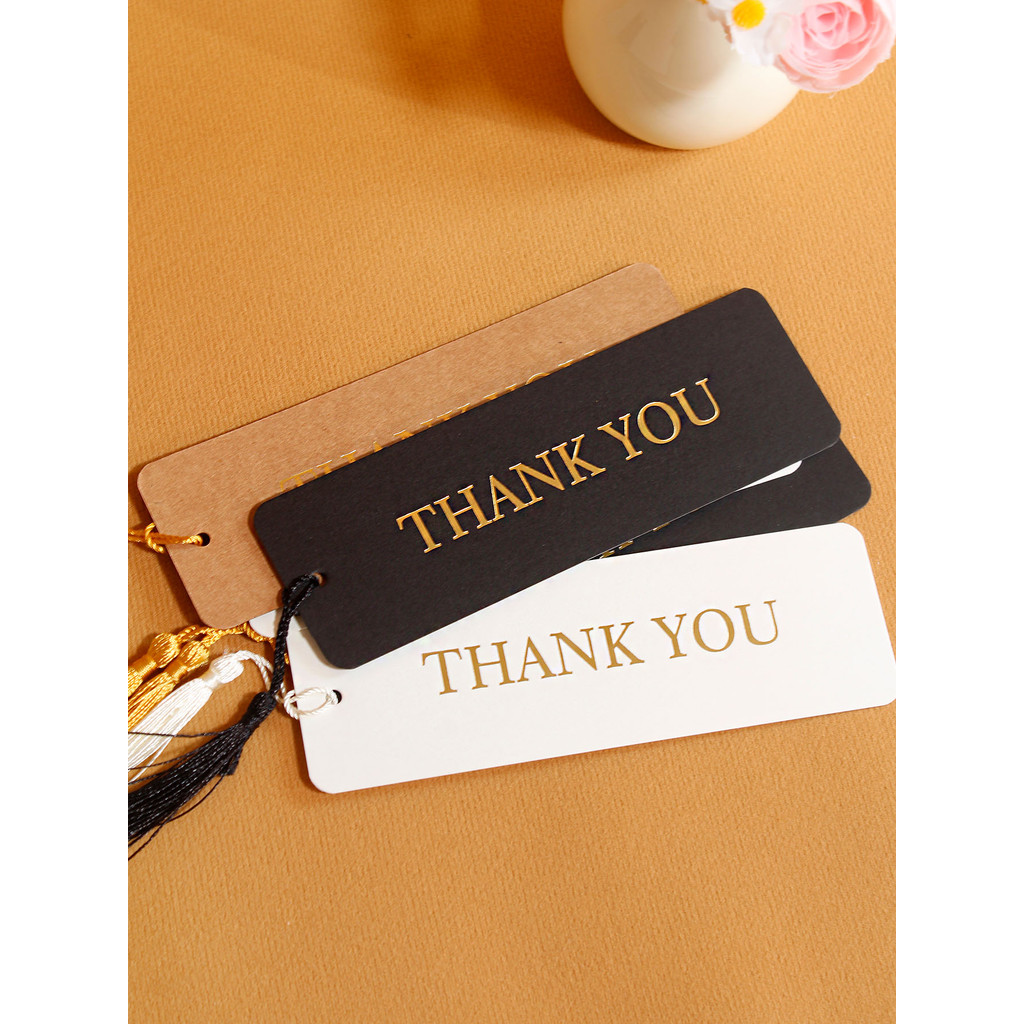 

10/20/50pcs Thank you bookmark festival party celebration gift giving and receiving small gifts, bookmark thank you