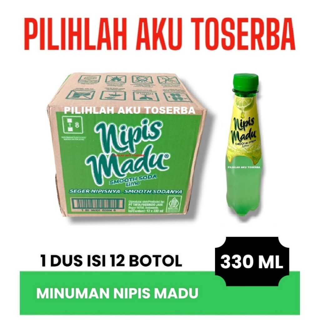 

Minuman NIPIS MADU Lime Soda Pet 330 ml - ( HARGA 1 DUS isi 12 )