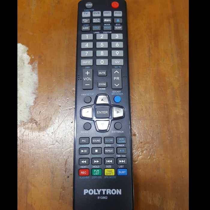 remot tv led polytron 81G862 original asli