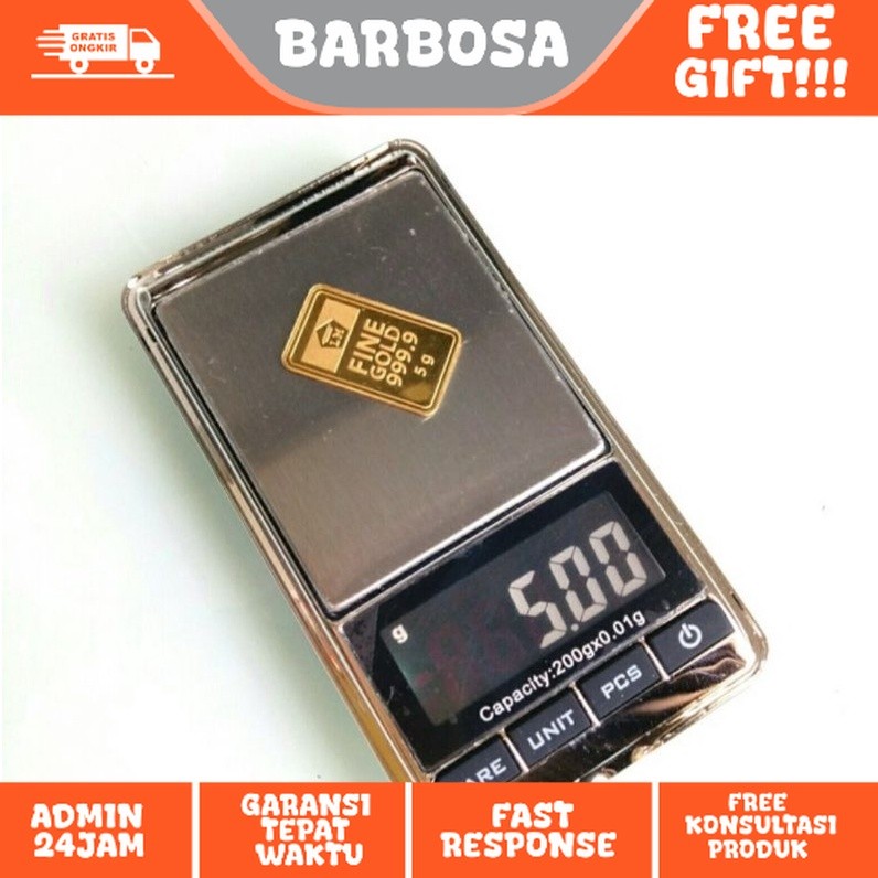 Timbangan Emas 200gr Akurasi 0.01gr Timbangan Digital Obat Emas Bumbu Max 200 gr , Akurasi 0.01 gr