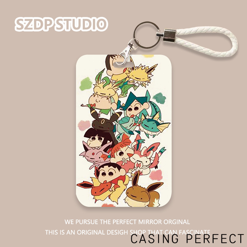 

ID CARD HOLDER,Shin-chan Pokémon/sekolah, Tempat Kartu Pelajar/tempat Kartu Transportasi, Tempat
