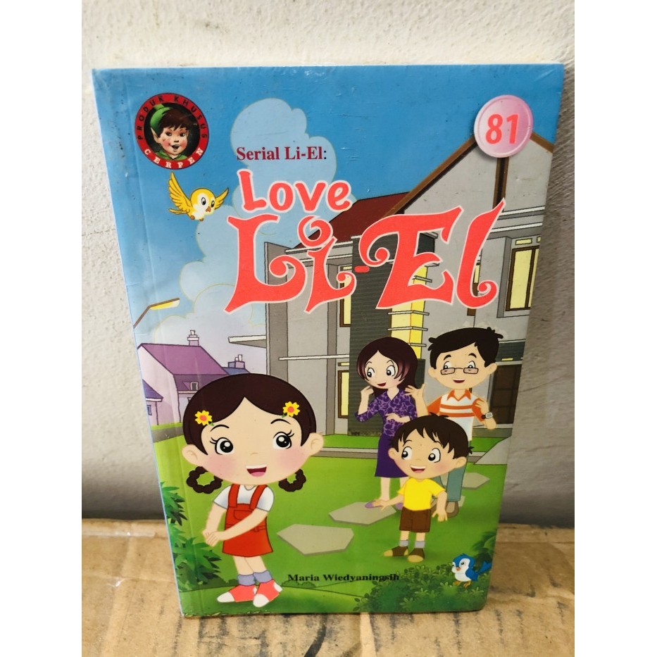 Buku cerita pendek anak love Li-EL Anime Komik Manga