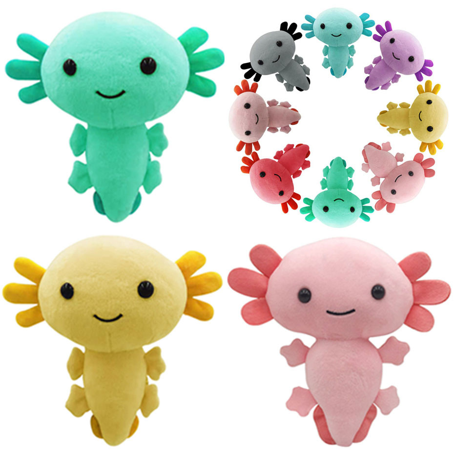 Axolotl Plush Toy Kawaii Animal Axolotl Plushies Figure Doll Toy Cartoon Axolotl Stuffed Doll Gifts 