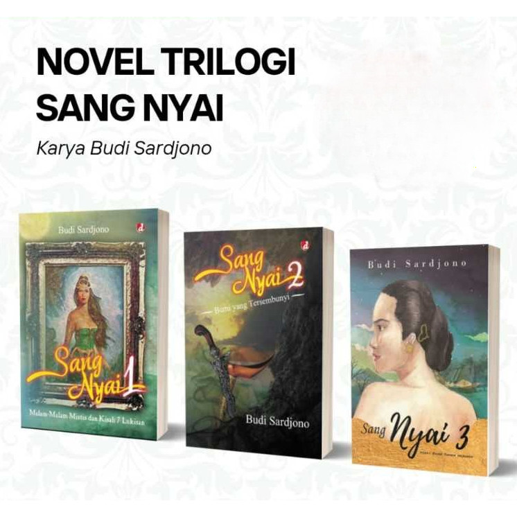 Paket Buku Novel Trilogi Sang Nyai - Budi Sardjono