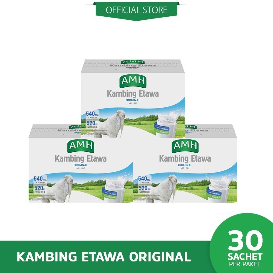 

New AMH Susu Kambing Etawa Variant Original - Bundling (3 Box)Premium