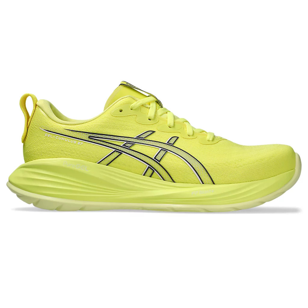 Asics Sepatu Running Gel-Cumulus 27 Men - Citron/White