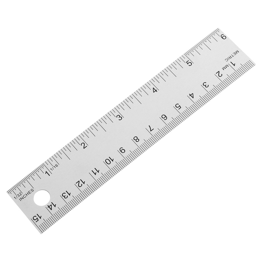 

Stainless Steel Cork Back Metal Ruler Inches Centimeters Measuring Tool Office Supplies Student Stationery Mm Straight Rulers