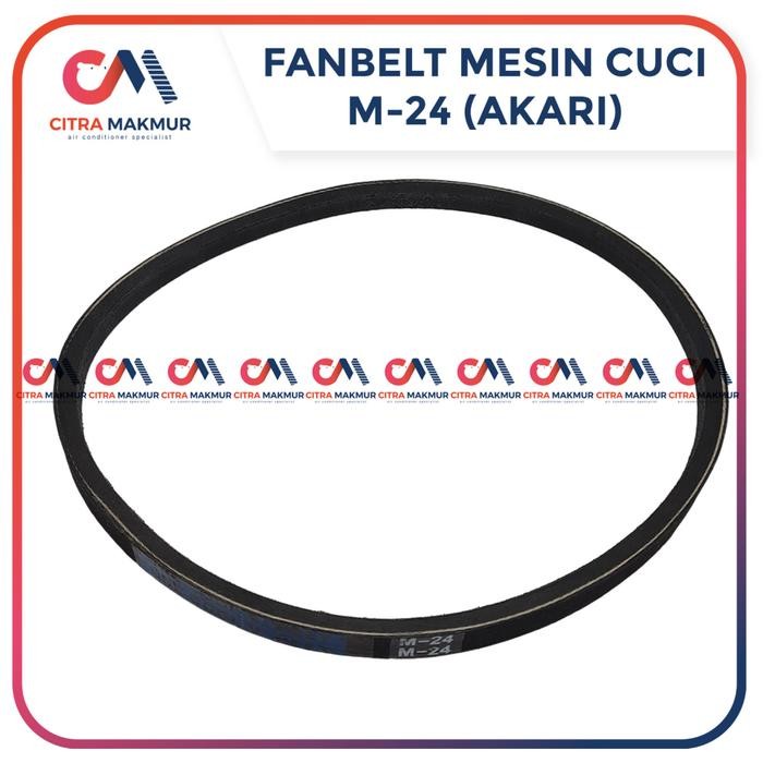 Fanbelt Mesin Cuci Pengering M24 1 2 tabung Akari fan belt tali kipas Vanbelt o 570 E