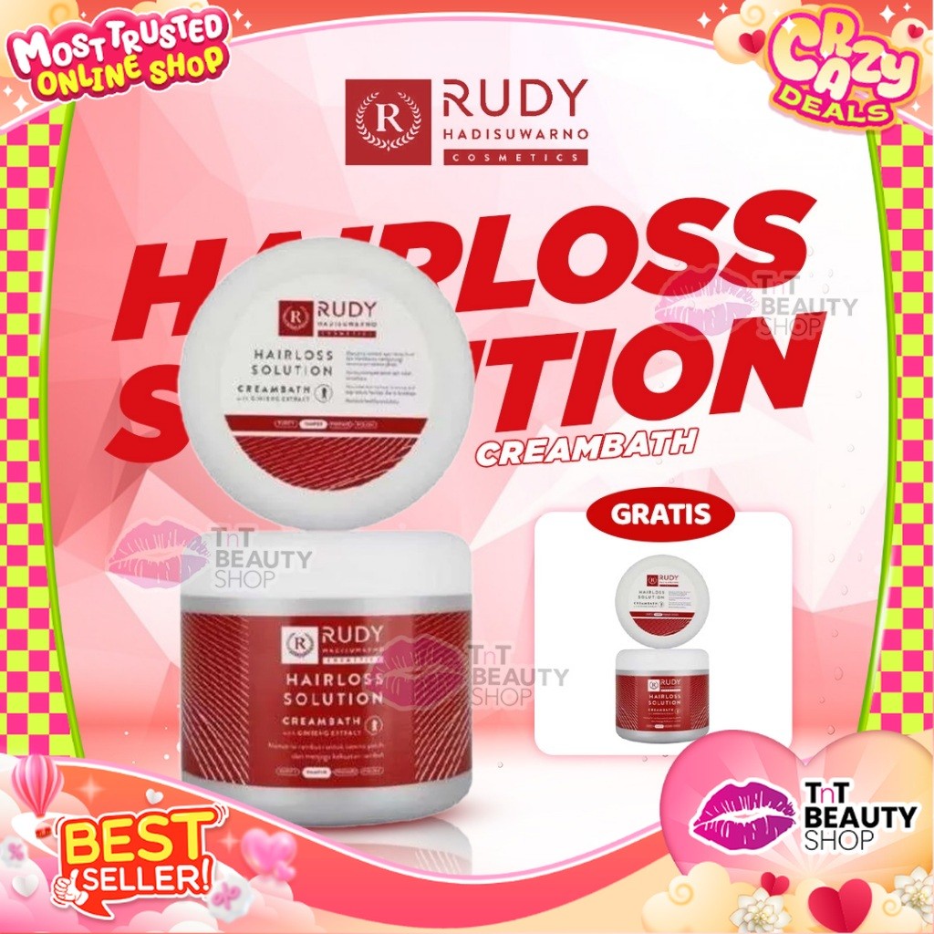 Rudy Hadisuwarno Cosmetics Hairloss Solution Creambath 500 gr | TnT Beauty Shop