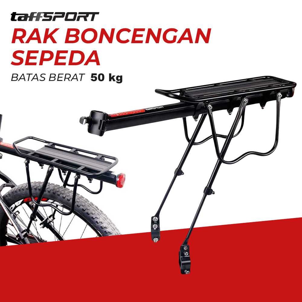 COD Holder Rangka Boncengan Belakang Sepeda MTB Gunung Touring Lipat Bahan Besi Aluminium Alloy Warn