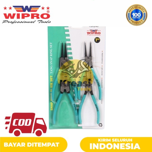 Kreasi Tools | Wipro Tang Snap Ring Set-4Pcs 7" (TSRS-47)
