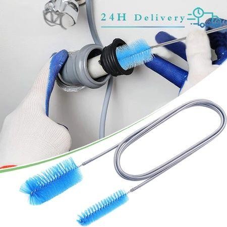 sikat pipa panjang 2 Kepala 155cm /Hose Sikat Selang Sikat Lily Pipe Brush /pembersih pipa Sikat Bru