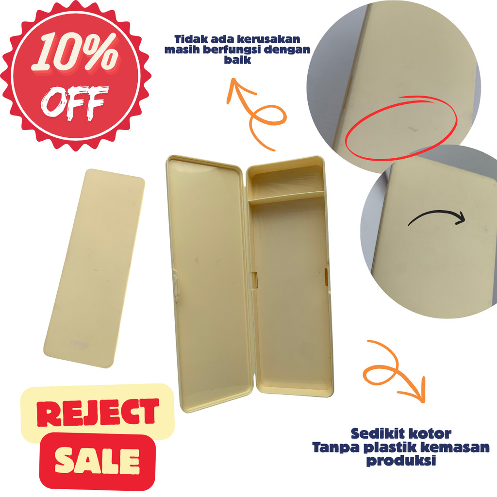 

REJECT SALE - Kotak Tempat Pensil Dua Sisi - Pencil Case 2 Side Joyko PC-5011