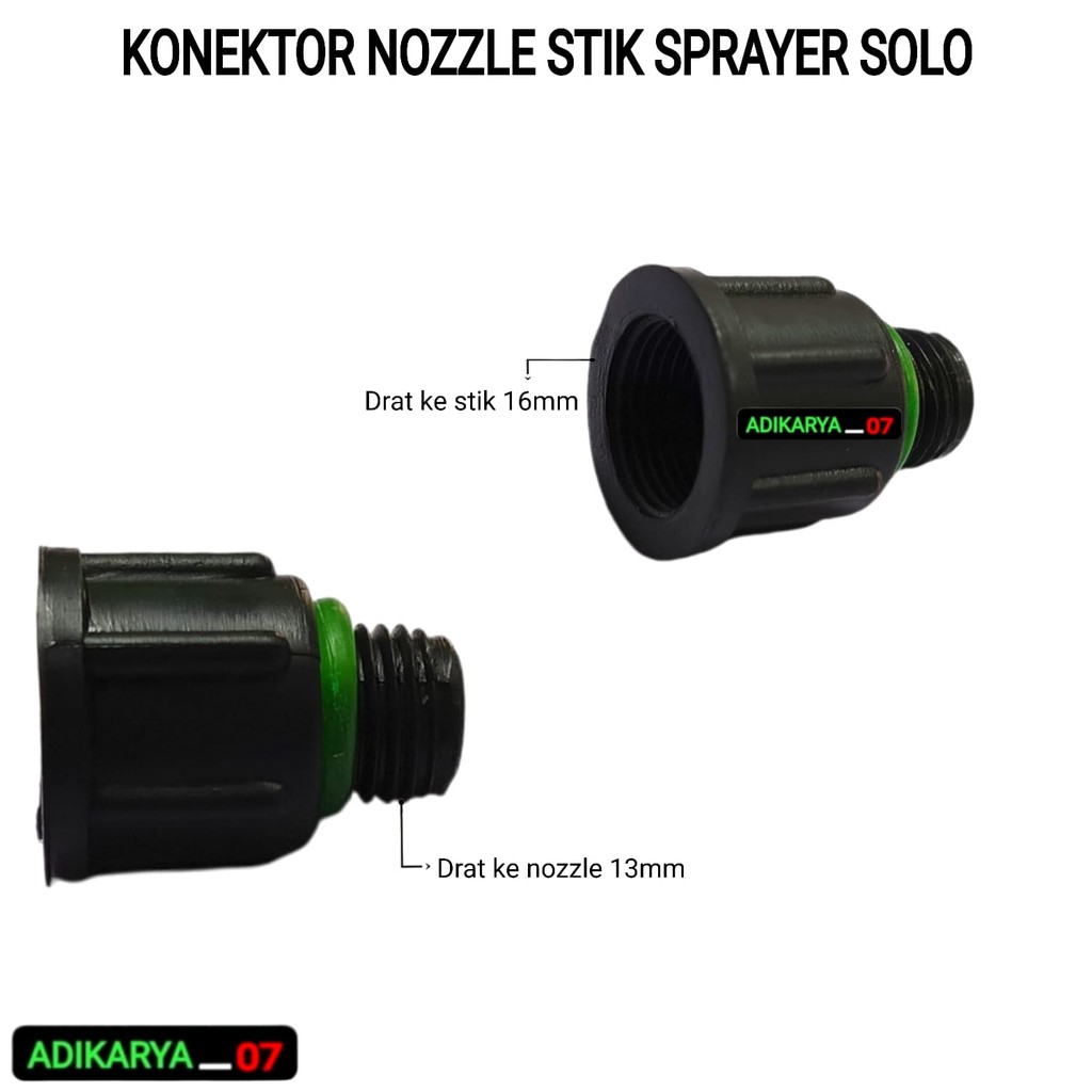Nepel Konektor Nozzle Stik Sprayer SOLO Indonesia DRAT 13mm Nepel Sambungan Nozzle Stik Sprayer Solo