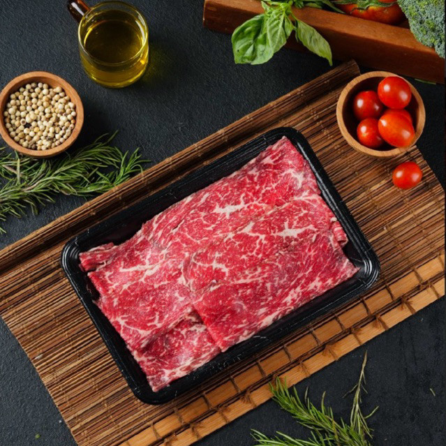 

AUS Wagyu Topside Beef Slice Marbling 8-9 250gr