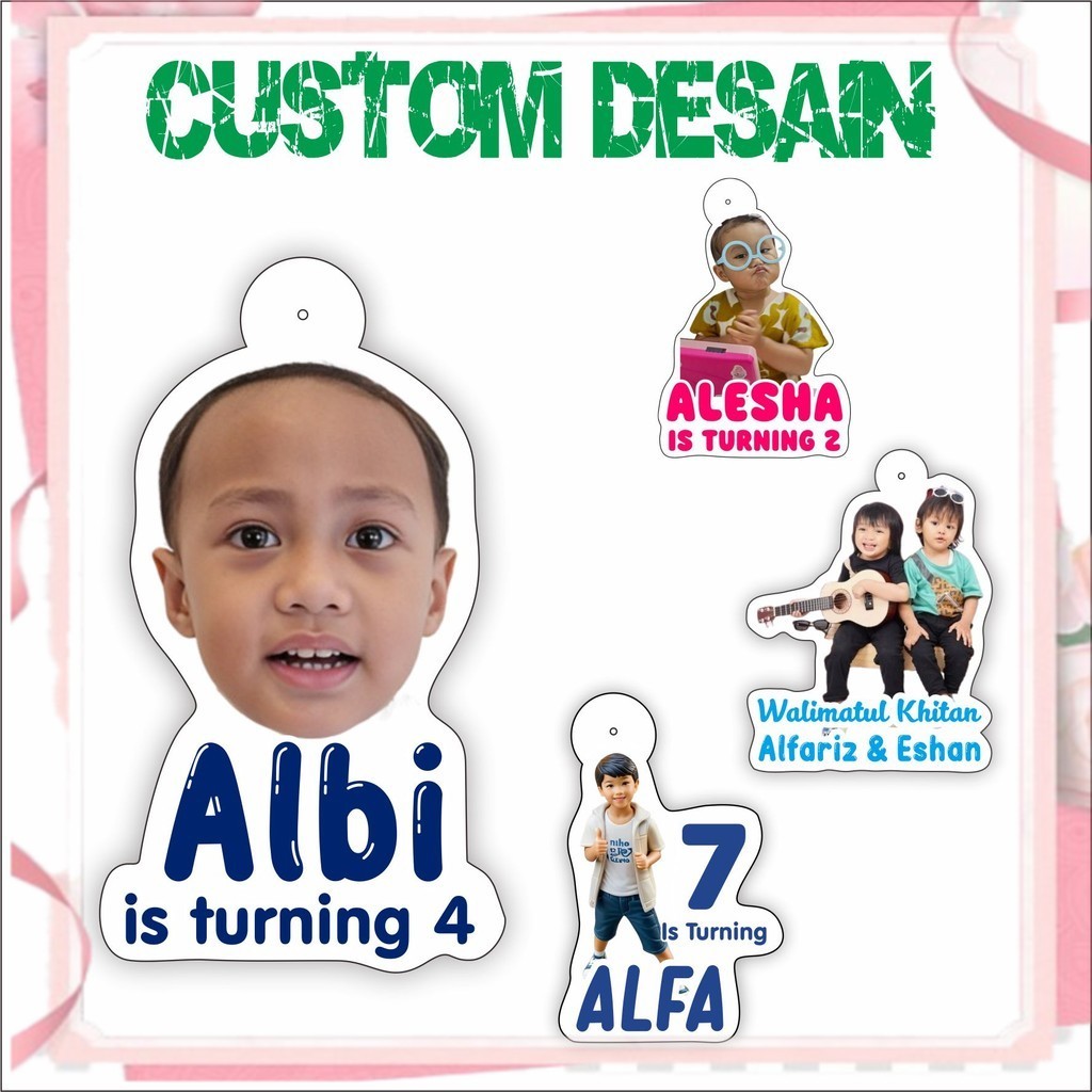 

Cetak Hangtag Ulang Tahun Custom Foto dan Nama Anak Proses Cepat ISKSTORE