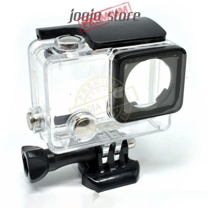 Casing Waterproof Flat Buton Housing Case Anti Air Kamera GoPro Hero 4