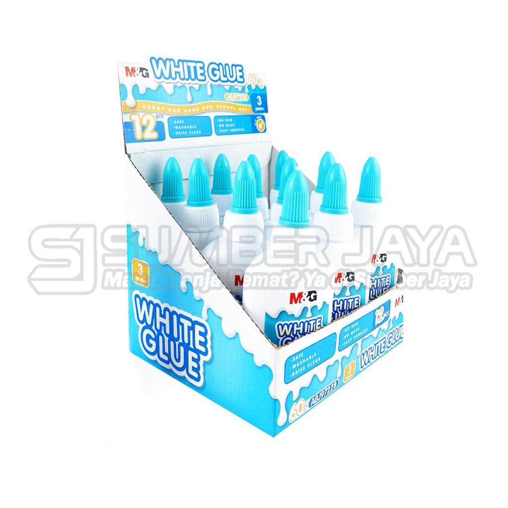 

Lem Cair Serbaguna Washable White Glue M&G ABJ97228 60 Gr