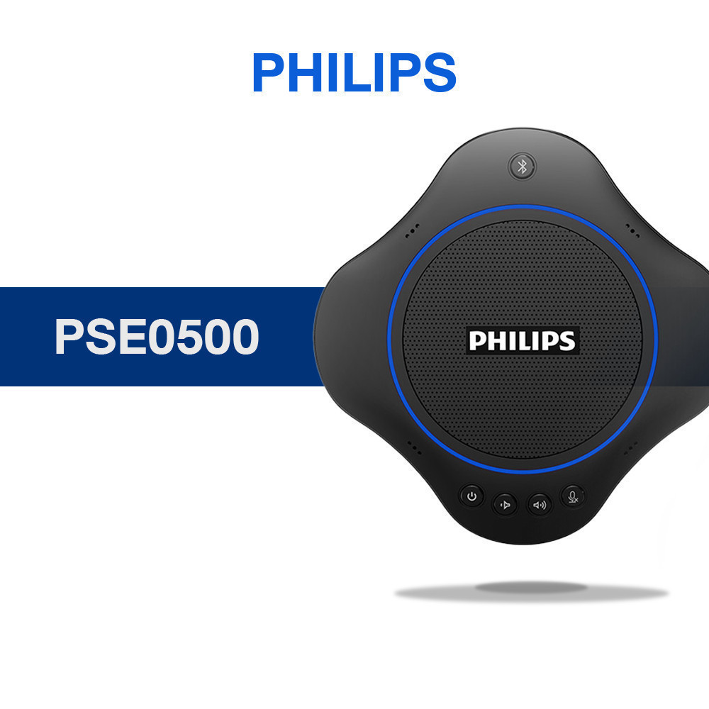 Philips PSE0500 Wireless Omnidirectional  Microphone With Speaker For Conference