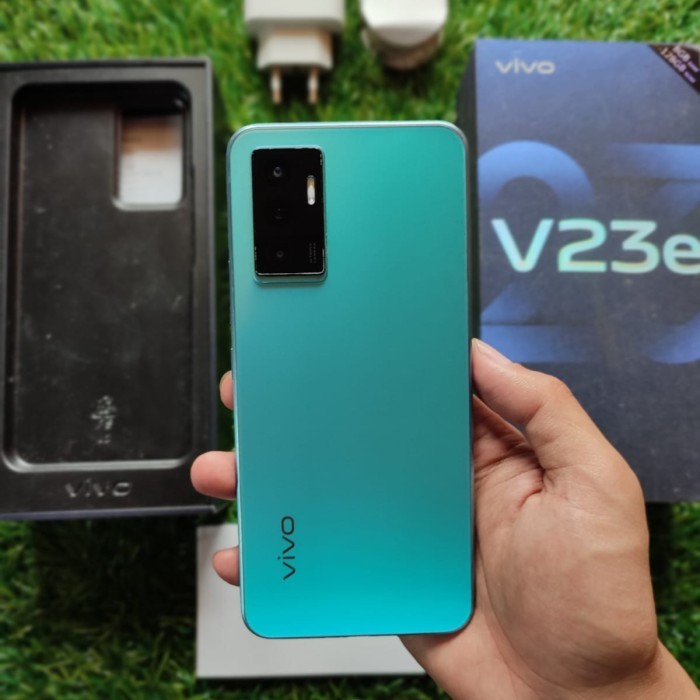 Handphone vivo v23e 8/128gb second seken bekas murah - HP AJA