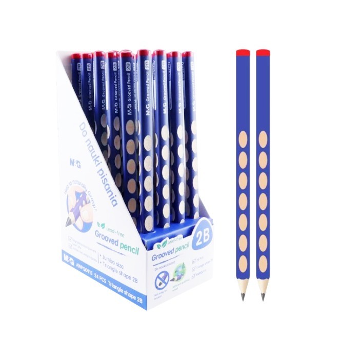 

Pensil Kayu Jumbo 2B Pensil Grooved M&G AWPQ0915