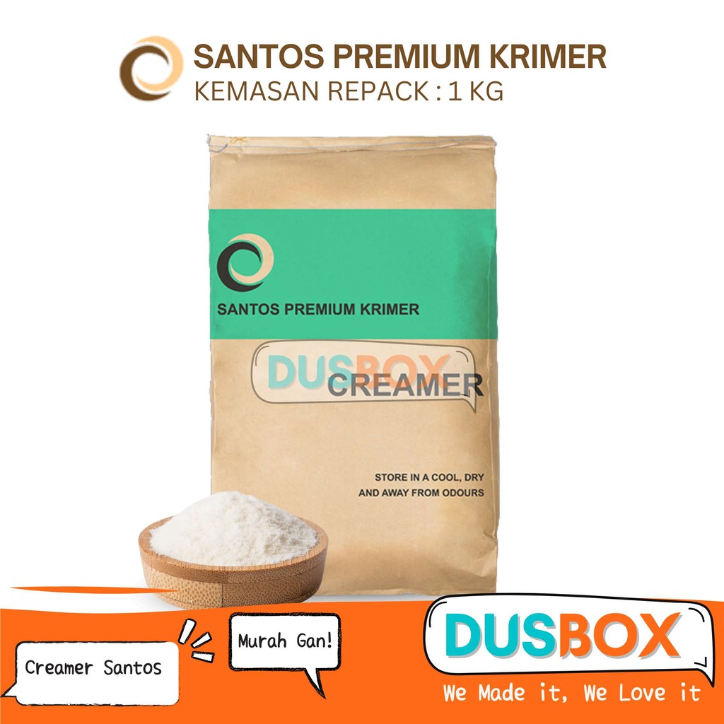 

Creamer Premium Santos Repack 1kg / Krimer Santos Ripack / Krimer Bubuk / Keimer Santos Ecp83
