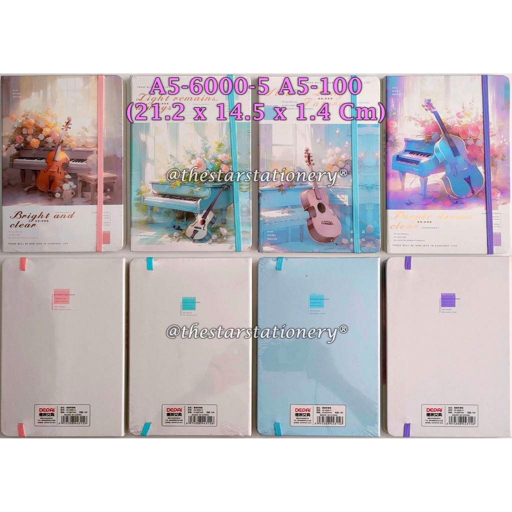 

(1 Biji) Buku Agenda Tali A5-6000-5 Hard Cover / Agenda Tali GXIMP A5 100 Lembar 21.2*14.5*1.4 Cm