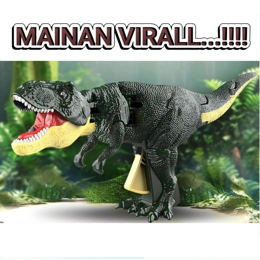 MAINAN VIRAL DINOSAURUS Dinosaurus tekan mainan viral dinosaurus anak tekan dinosaurus mainan dinosa