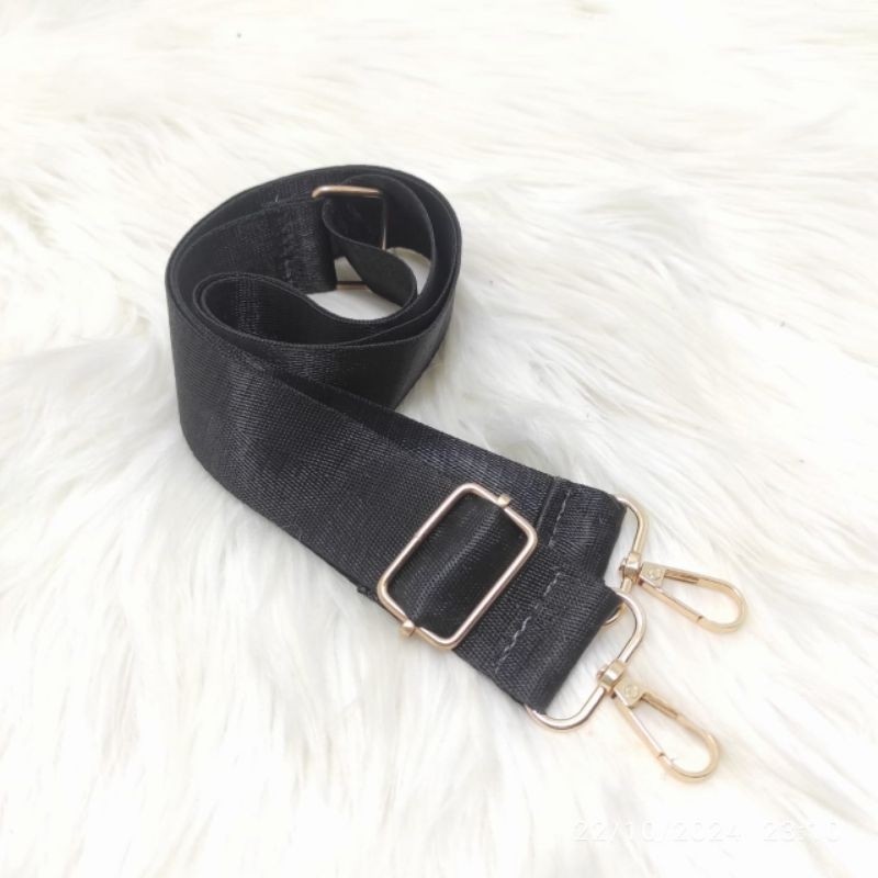 Tali Tas Selempang Lebar 3 cm  Aksesoris Pengait Warna Gold