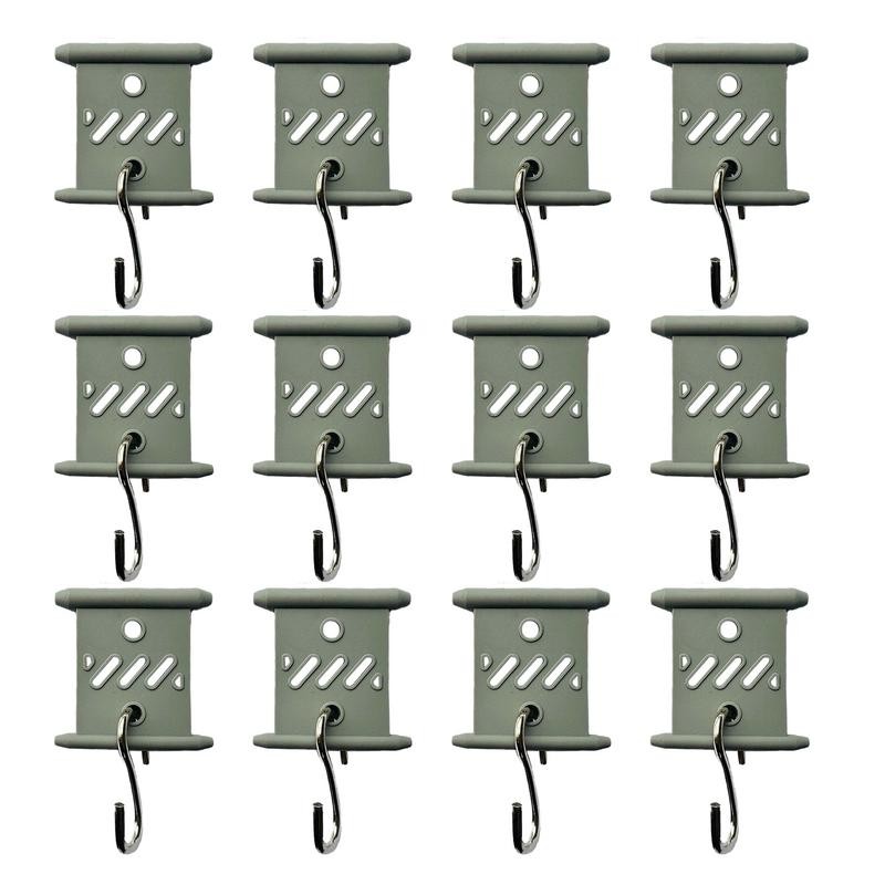 RV Awning Light Clips 12pcs Portable Awning Hooks Sets Awning Light Clips Hanger S Shaped Storage Ho